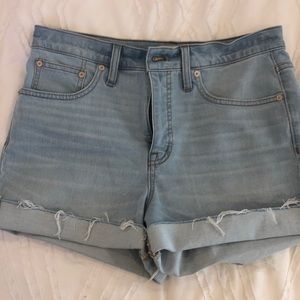 NWT Madewell Jean Shorts Prescott Wash